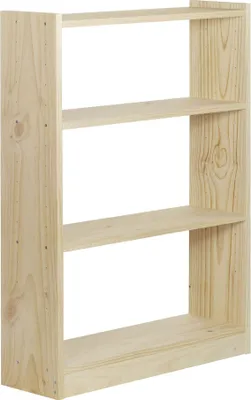 Produktbild von Bücherregal aus Kiefernholz mit 4 Einlegeböden H120,7 x L79,6 x P25 cm Astigarraga