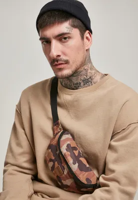 Zdjęcie produktu dla Urban Classics TB2139 | Saszetka w kamuflażu, rozmiar uniwersalny – kolor: brązowy kamuflaż – rozmiar: uniwersalny