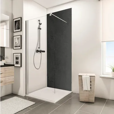Produktbild von Duschrückwand SCHULTE DecoDesign Steinoptik Anthrazit 255 x 100 cm D1901025 601 255