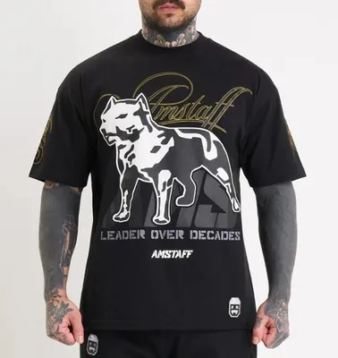 Image de T-shirt pour homme Amstaff Pavor T-Shirt Black - M