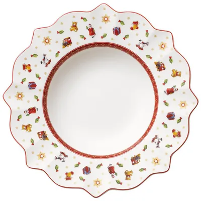 Obrázek produktu pro Villeroy & Boch výhodná sada 6 kusů Toy's Delight polévkový talíř bílý červený,bílý a dárek + dar