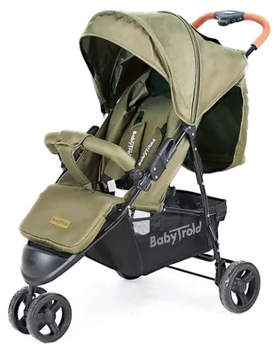 Produktbild von BabyTrold Easy Go Olive Kinderwagen leicht, wendig, kompakt faltbar