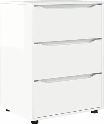 Zdjęcie produktu dla Szafka do przechowywania Wysoki połysk biały 60 x 48 x 81 cm