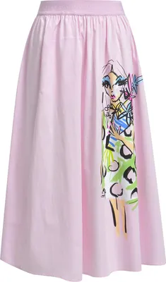 Produktbild von Milano Italy MIDI SKIRT ELASTIC W ROS© PRINT ROS© 38