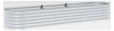 Produktbild von Hochbeet aus verzinktem Stahl 320x80x44 cm für Gemüse und Pflanzen