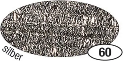 Image de Folia 77860 Fil de chenille - 8 mm, 10 pièces, argenté