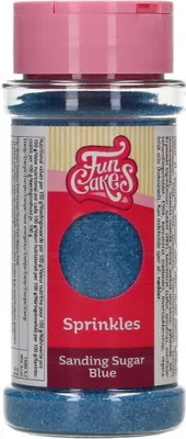 Produktbild von FunCakes Farbzucker / Sanding Sugar - Blau 80 g