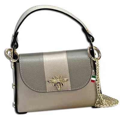 Immagine prodotto di Florence borsa a tracolla in pelle grigio chiaro OTF833KK