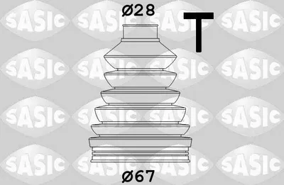 Produktbild von SASIC Faltenbalgsatz Antriebswelle Innen für VW Golf VII Schrägheck (5G1, BQ1, BE1, BE2) 1906023