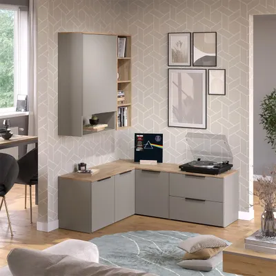 Obrázok produktu pre Nástenná skrinka Vicco Wido Greige 5 dielov, Model 57465