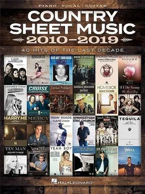 Image de Country Sheet Music 2010-2019: Piano/Vocal/Guitar Songbook