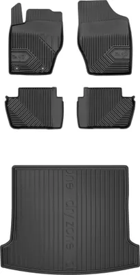 Produktbild von FROGUM Gummimatten Auto Fußmatten + Kofferraummatte für Peugeot 307 2001-2008