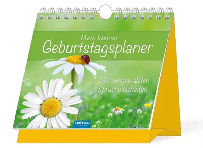 Produktbild von Mein kleiner Geburtstagsplaner: mit ausgewählten Spruchweisheiten! (Geburtstagskalender)