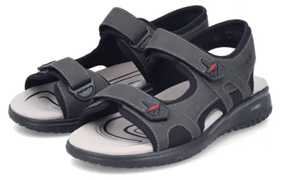 Produktbild von Rieker Herren Trekkingsandale 26455-00 Sandalen Schuhe Sommer Trekking Schwarz, Schuhgröße:47 EU