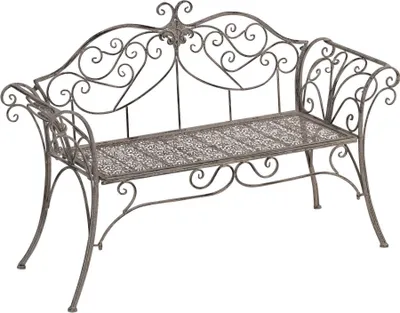 Immagine prodotto di Banca Adorable Stahl Grau 133 x 47 x 90 cm