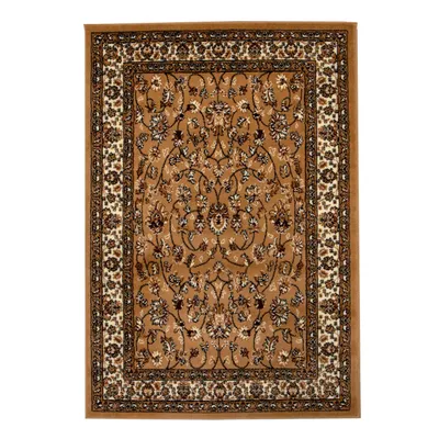 Produktbild von Teppich Klassisch Orient Blumenmuster dicht gewebt Wohnzimmer Schlafzimmer Läufer, Maße:80x300 cm