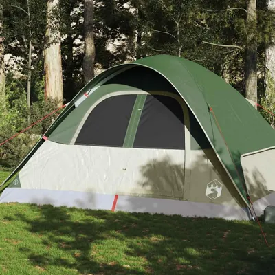 Image de Tente familiale dôme 6 personnes Vert Etanche