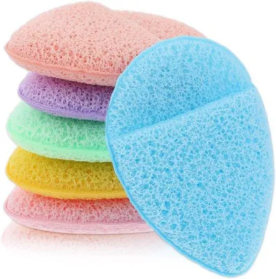 Produktbild von Peelingspons und Reinigungspons 6er Set wiederverwendbare Gesichtsschwämme