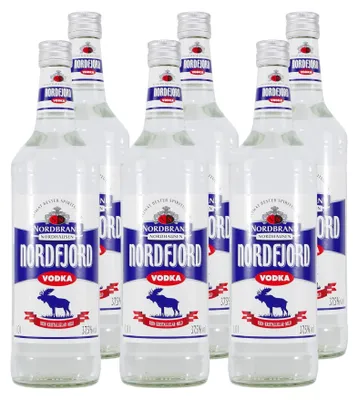 Produktbild von Nordbrand Nordfjord Vodka (6 x 1,0L)