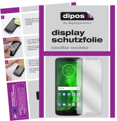Produktbild von 6x Schutzfolie für Lenovo Moto G6 Plus klar Displayschutzfolie Display Schutz