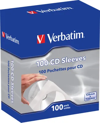 Produktbild von Verbatim CD Sleeves (Paper) 100pk - Papierhülle