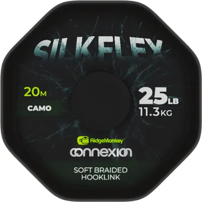 Produktbild von RidgeMonkey SilkFlex Soft Braid 25lb - 20m Vorfachschnur