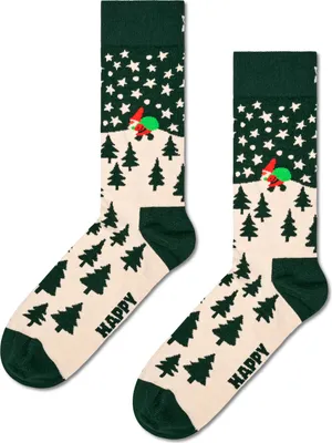 Immagine prodotto di Happy Socks Santa On The Way Calzini Beige EU 41-46 Uomo,Donna Beige EU 41-46