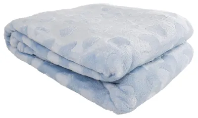 Produktbild von Couchdecke mit Herzen/Sternen 150 x 200 cm Flanell Wohndecke