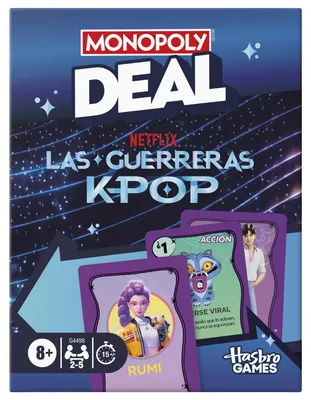 Produktbild von Hasbro Monopoly Deal KPop Demon Hunters, 8 Jahr(e)