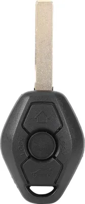 Image de Clé de télécommande de voiture noire, 868 MHz, 3 boutons, adaptée à la série 3/5