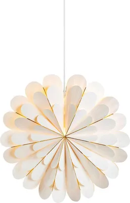 Image de MARKSLÖJD Étoile à suspendre Marigold Ø45cm blanc