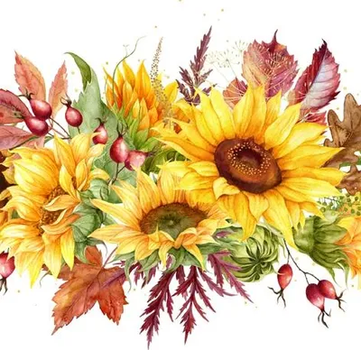 Produktbild von Servietten 24x24 cm - Girasoli Autunnali