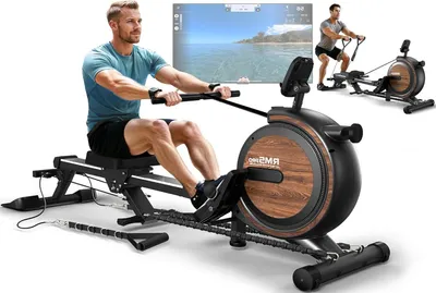 Obrázok produktu pre Kanoistika na pádlach – cvičebný stroj – fitness zariadenie – posilňovací prístroj – magnetický cvičebný stroj na kanoistiku – 16 stupňov odporu