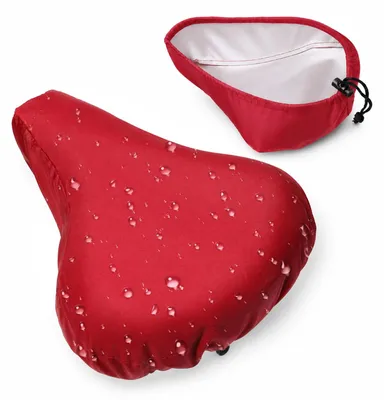 Productafbeelding van Fietszadelhoes zadelhoes - Waterdicht - Rood - 26 x 25 cm - Voor buiten en fiets