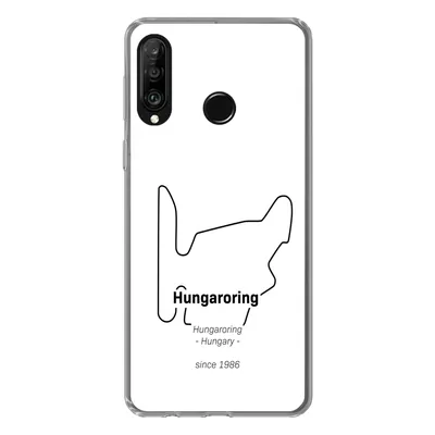Produktbild von MuchoWow® Handyhülle Schutzhülle Hülle für Huawei P30 Lite F1 - Ungarn - Rennstrecke Silikon Softcase Handy Hülle - Handyhülle