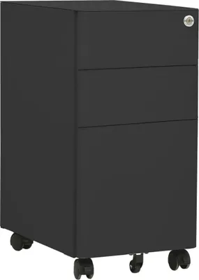 Produktbild von Aktenschrank mit Rollen Anthrazit 30x45x59 cm Stahl