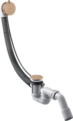 Immagine prodotto di hansgrohe AXOR Flexaplus S set complet, garniture de vidage et de trop-plein, pour baignoires normales, 58316310, 58316310