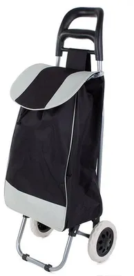 Zdjęcie produktu dla Verk 01745 Torba na zakupy na kółkach 30L czarna