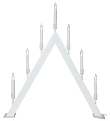Produktbild von Star Trading 214-57, Leichte Dekorationsfigur, Weiß, IP20, Weiß, 7 Glühbirne(n), E10