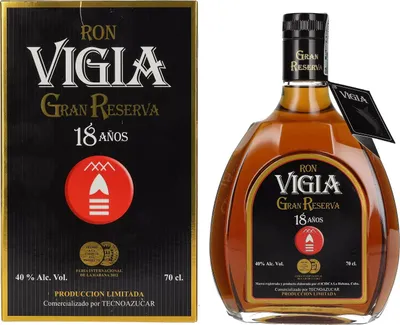 Produktbild von Ron Vigia Gran Reserva 18 Años 40% Vol. 0,7l in Geschenkbox