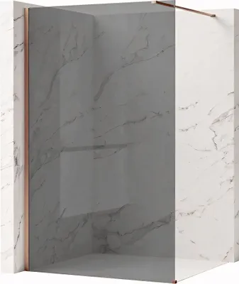 Obrázek produktu pro Sprchová Zástěna Rea Flexi Grey 140 Brush Copper