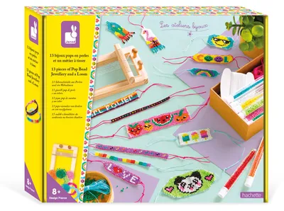 Produktbild von Janod Atelier Bijoux - Loomset Schmuck basteln für Kinder