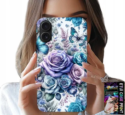Produktbild von Etui Do Iphone 17 - Kwieciste Wzory Różekwiatki Case + Szkło