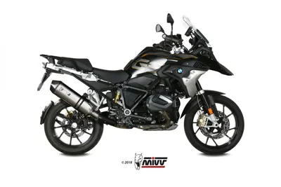 Image de Silencieux Mivv SPORT SPEED EDGE SLIP-ON acier inoxydable Carbon Cap pour BMW R 1250 GS / Adventure BJ 20