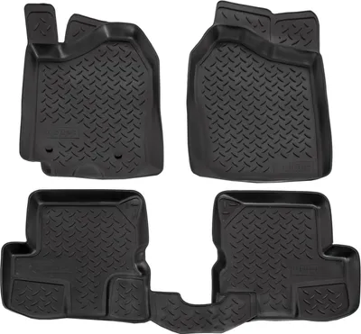 Produktbild von NORM LINERS | 3D Gummimatten Auto Matten Fussmatten Kompatibel mit Suzuki Jimny 2002-2017 4tlg, Individuelle Passform mit Hohem Rand cca 4-5cm, Allwetter,