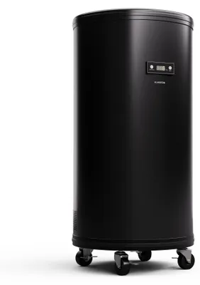 Image de Klarstein Beersafe L réfrigérateur avec écran LED, réfrigérateur de chambre inox, réfrigérateur à boissons intérieur/extérieur, cave à vin pour boissons, réfrigérateur 75 L avec vue 360°, 0-16°C