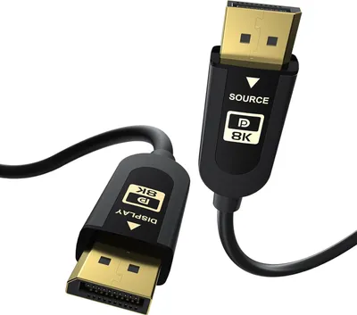 Produktbild von DisplayPort 2.1 FIBBR 10m Glasfaserkabel 40Gbps 8K@60Hz 4K@144Hz G-Sync