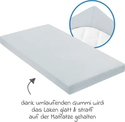 Produktbild von Julius Zöllner Spannbetttuch für Kinderbett 60 x 120