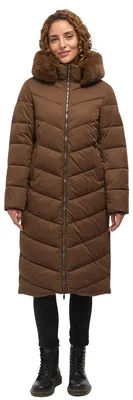 Produktbild von Tazzio Damen Wintermantel F801 (Braun, XXL)