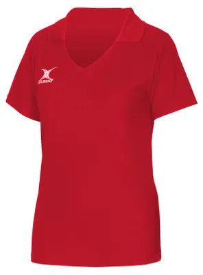 Zdjęcie produktu dla Koszulka damska Gilbert Netball Blaze, rozmiar 14, czerwona, odzież sportowa